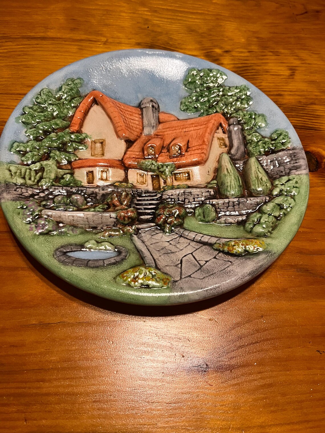 Vintage Ceramic Wall Art - Etsy