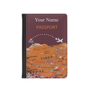 Nieuw pasnaam aanpassen paspoortomslag reizen, gratis tibet, ik hou van tibet, paspoort, paspoortomslag