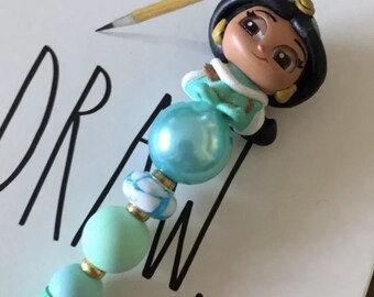 Disney Doorables: Aladdin handmade beaded pen