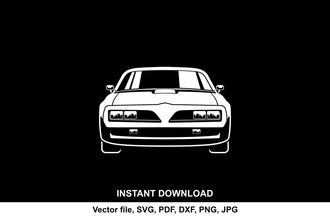 Trans Am Emblem Cnc Router File Pontiac Firebird Trans Am 1977 SVG, Silhouette, Car Vector, File for ...