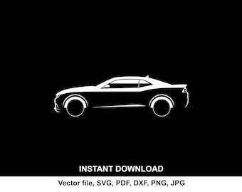 Camaro SS SVG Cricut Silhouette Cut File (Digital Download)