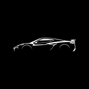 Corvette C8 Car Silhouette SVG PNG for cutting, print, cricut, sticker