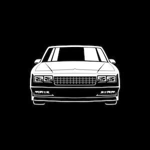 モンテカルロ 1988 カー シルエット SVG PNG カット、印刷、クリカット、ステッカー用