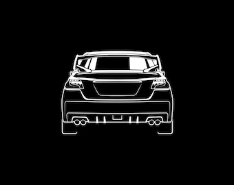 WRX 2021 Car Silhouette SVG PNG for cutting, print, Cricut, sticker