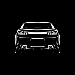 Charger 2023 Car Silhouette SVG PNG for cutting, print, Cricut, sticker