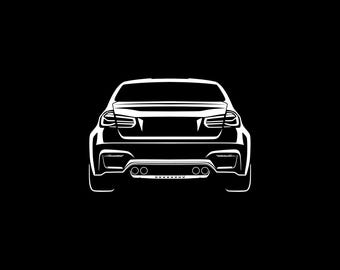M3 Car Silhouette SVG PNG for cutting, print, Cricut, sticker