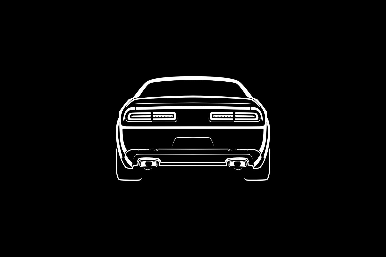 Challenger Script Svg Challenger Car Silhouette SVG PNG for Cutting, Print, Cricut, Sticker ...