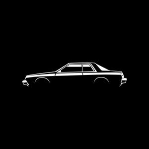 Charger 1981 Car Silhouette SVG PNG for cutting, print, cricut, sticker