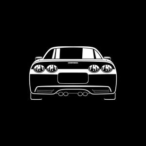 Corvette C5 Car Silhouette SVG PNG for cutting, print, Cricut, sticker