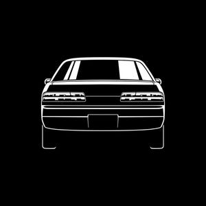 Silvia S13 Car Silhouette SVG PNG for cutting, print, Cricut, sticker