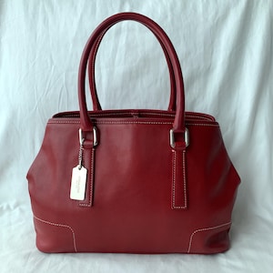Vintage Coach Red Bags - Etsy