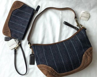 バッグ vintage coach Soho Hobo hand bag navy バッグ vintage coach Soho Hobo hand bag navy Coach navy blue