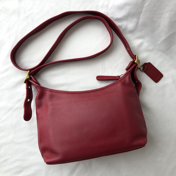 バッグ vintage coach purse shoulder red 4156 s-l400.jpg