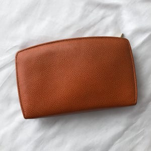 Vintage Coach 4477 Madison Maple Pebbled Leather Wallet Purse Clutch Made In Italy