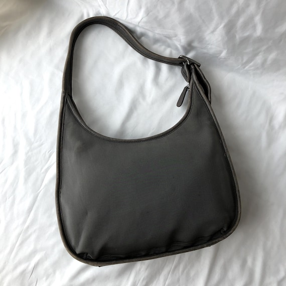 Vintage Coach Ergo Neo Pocket Zip 6203 Dark Grey Shoulder