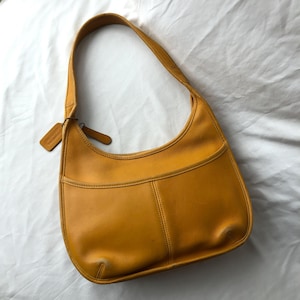 VINTAGE COACH ERGO ショルダーバッグ 9033 黄緑 バッグ VINTAGE COACH ERGO ショルダーバッグ 9033 黄緑 バッグ VINTAGE