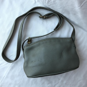 Vintage Coach Sonoma Small Zip Natural Grain 4918 Sea Leather Bag 1996 USA