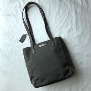 Vintage Coach 6240 Neo Classic Lunch Tote Dark Grey Shoulder Bag Mexico 1999