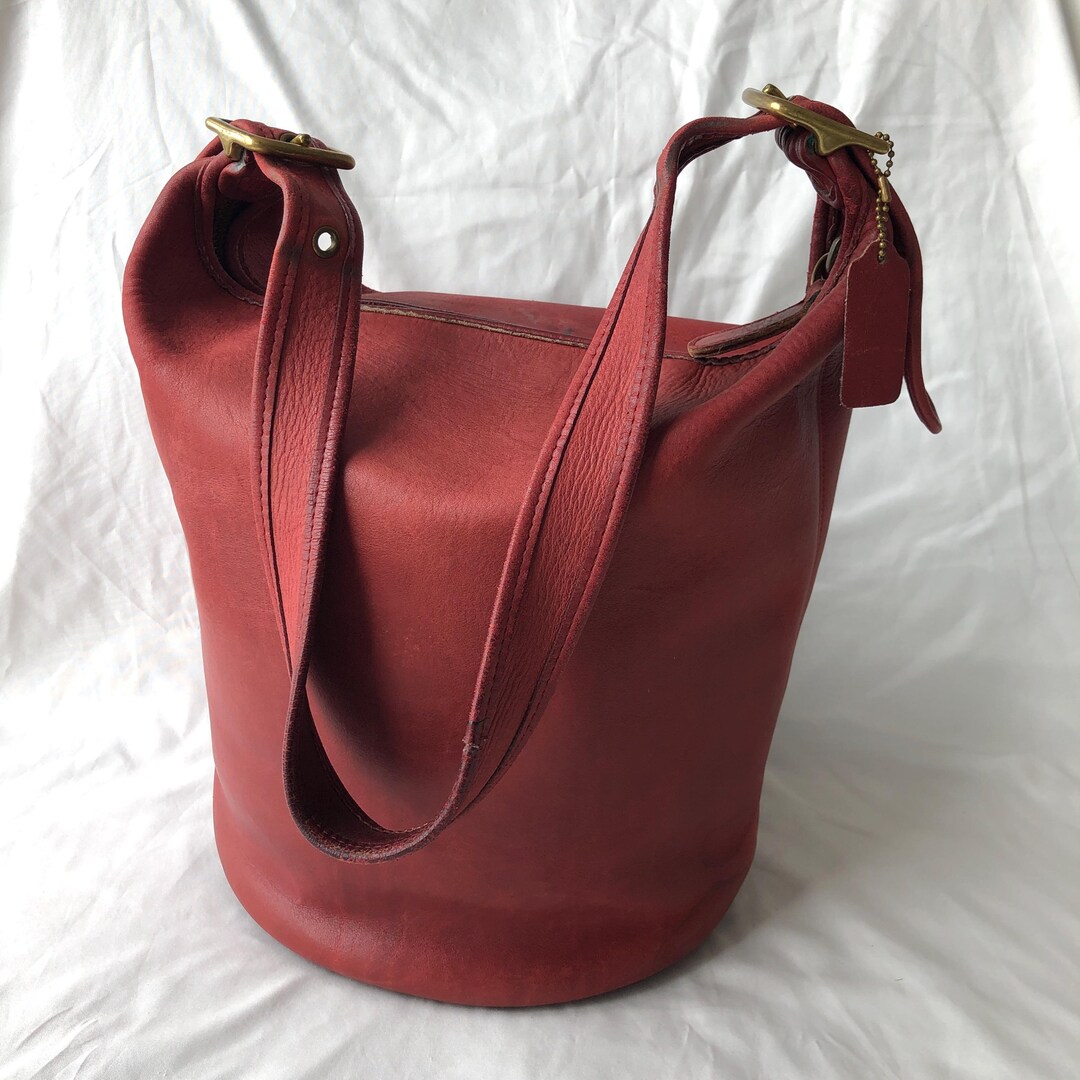 バッグ Made In USA Old COACH Bucket Bag il_1080xN.6905927167_kr8f.jpg