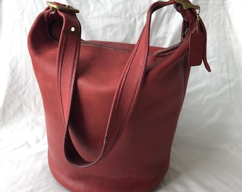 COACH Vintage XL Duffle Feed Sac Large Bucket Bag in Rare