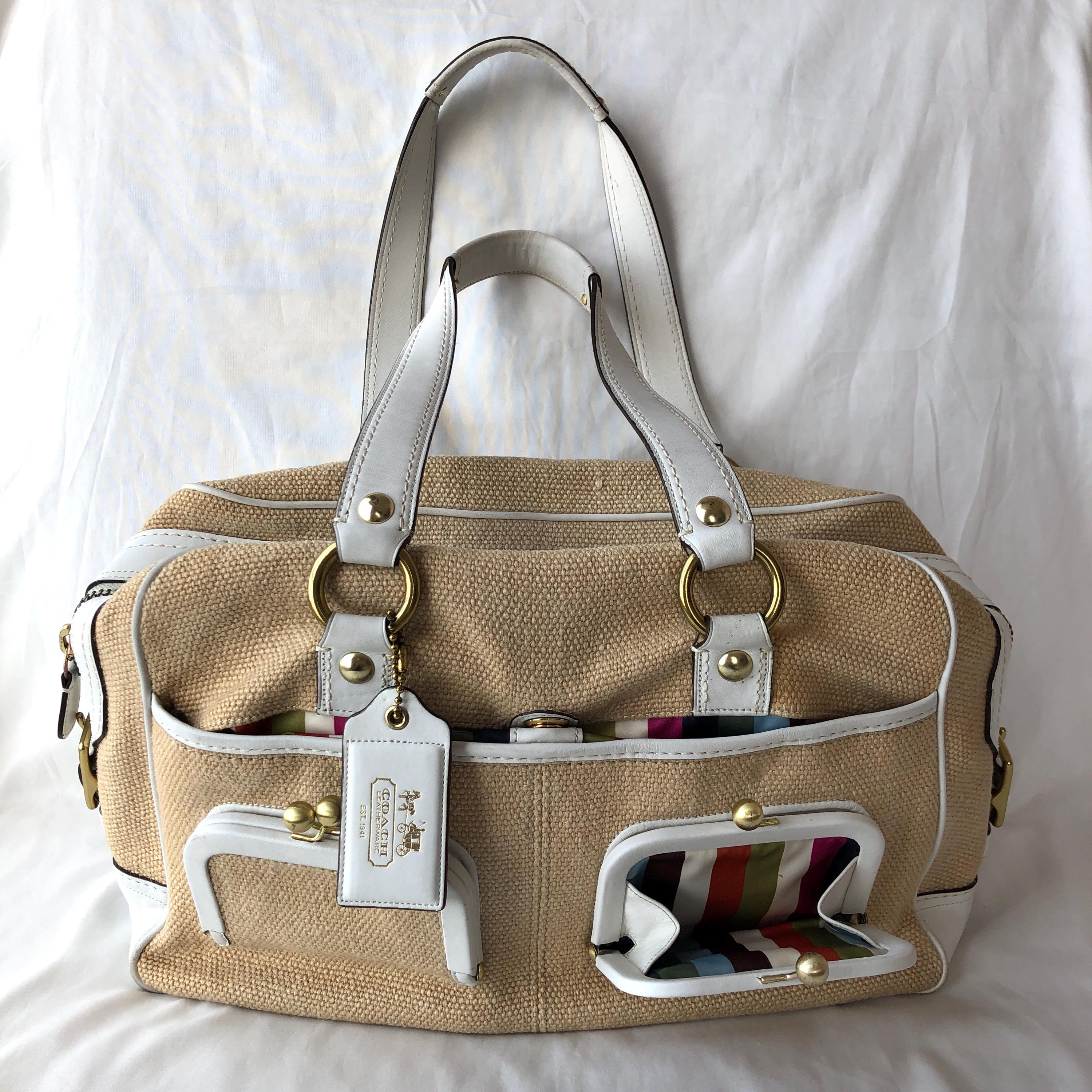 バッグ COACH Bleeker Legacy Signature Handbag COACH Bleeker Legacy Signature Handbag 072 | eBay