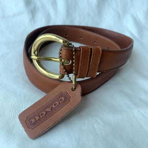 Vintage Coach Belt - Etsy Norway