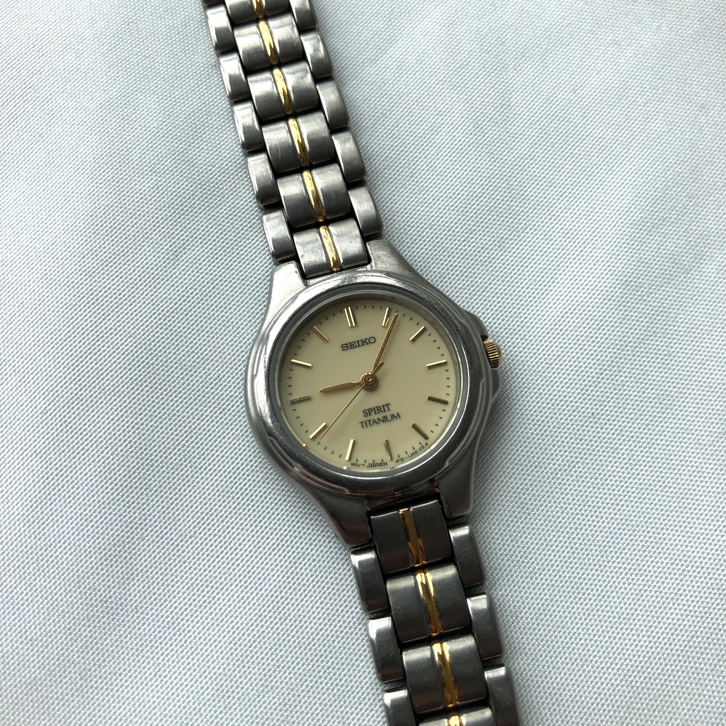 時計 SEIKO SPIRIT 7N33-5A30 TITANIUM QUARTZ SEIKO SPIRIT TITANIUM Men's Watch 7N33-5A30 ft Quartz Silver