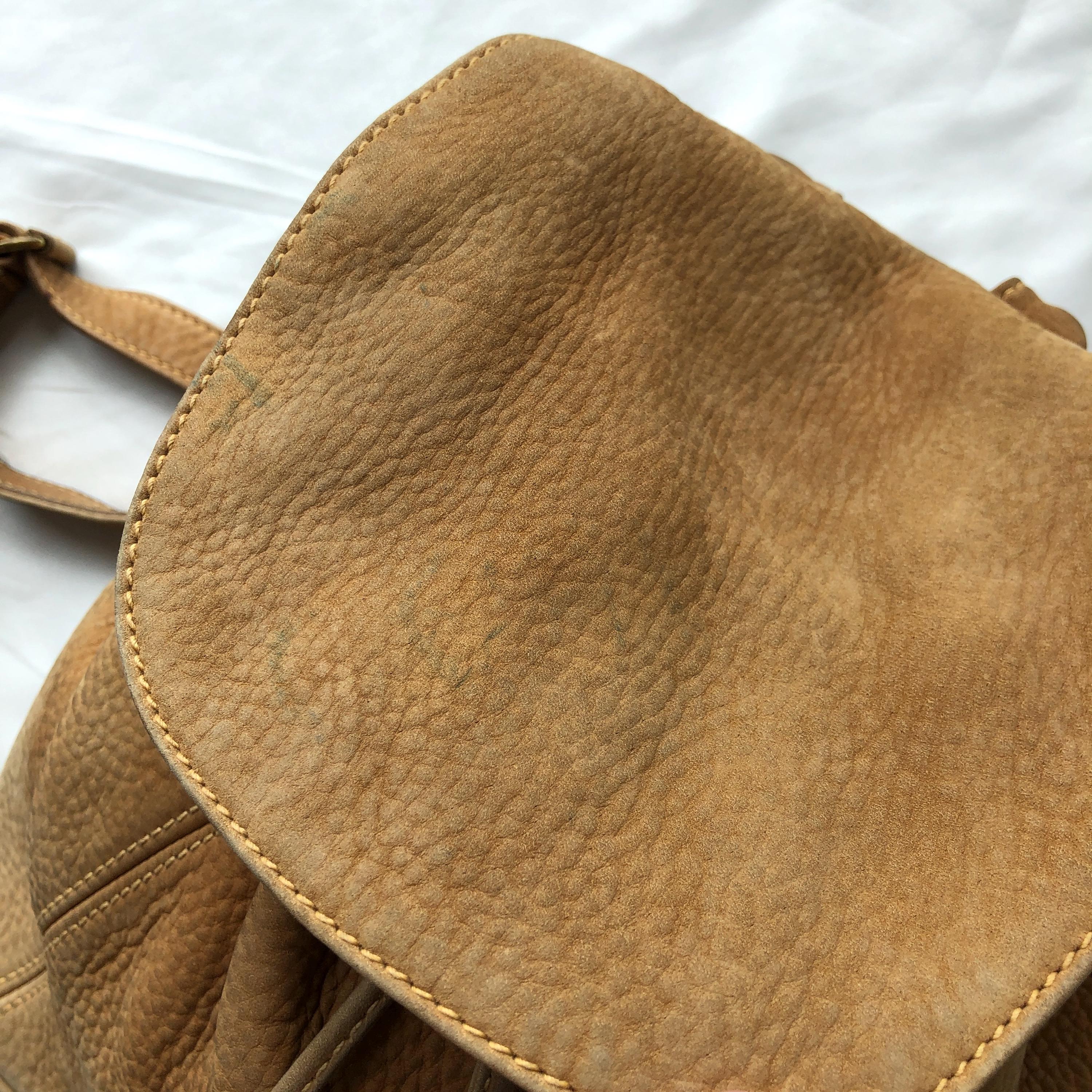 バッグ 1957 Vintage Coach Small Backpack Nubuc Vintage Coach 4938 Small Backpack Nubuc Leather Chamois Bag