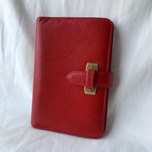 Vintage Red Coach Notebook - Etsy