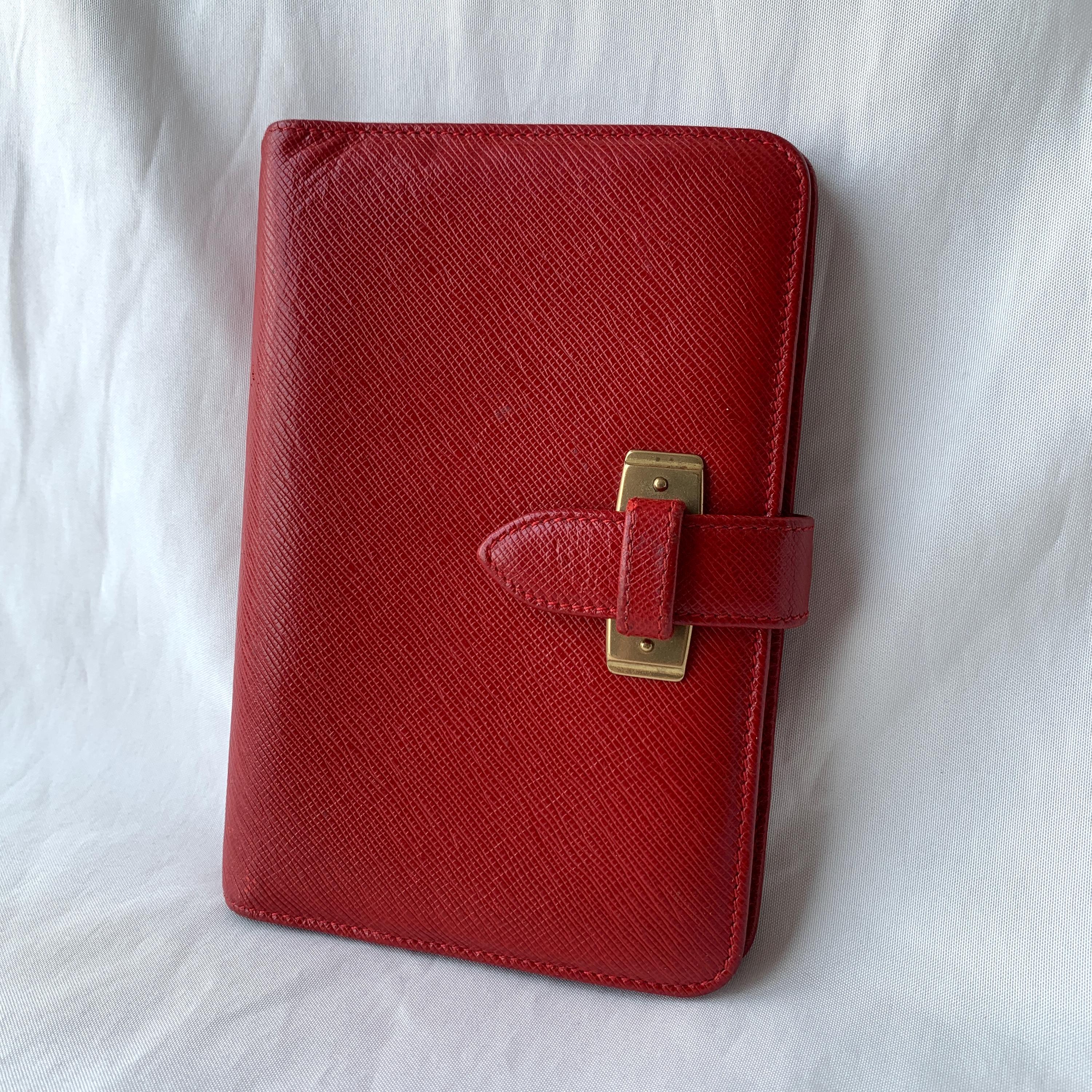 Vintage Red Coach Notebook - Etsy