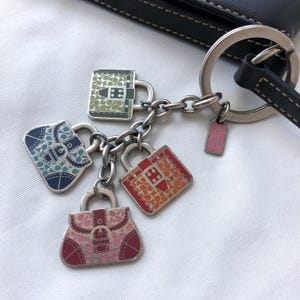 Coach Soho Buckle Bag Charm Keyring Key Chain Fob