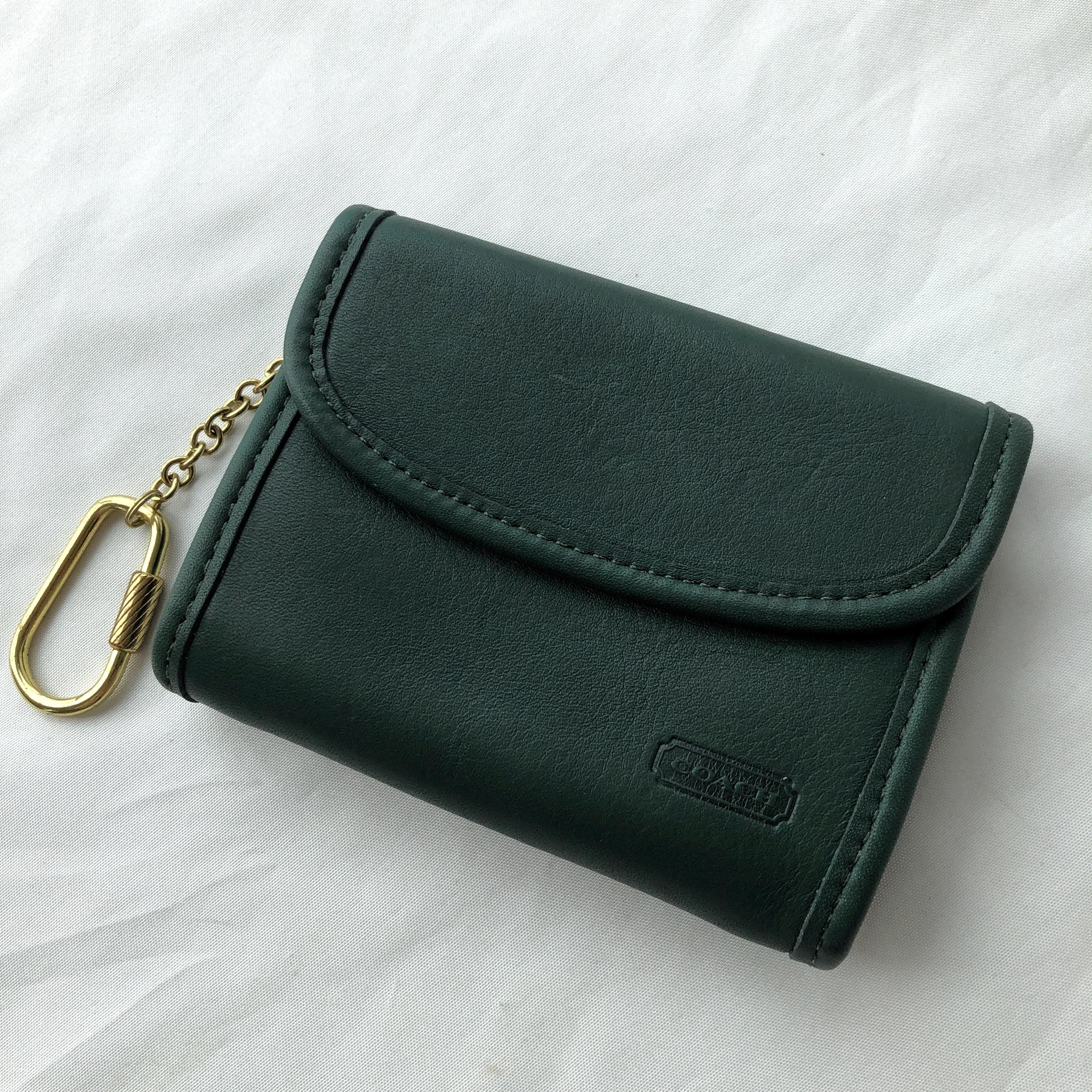 オールドコーチ ケース vintage coach 7219 BLUE 90年代 90s OLD COACH オールドコーチ 青 鞄 かばん アメリカ製