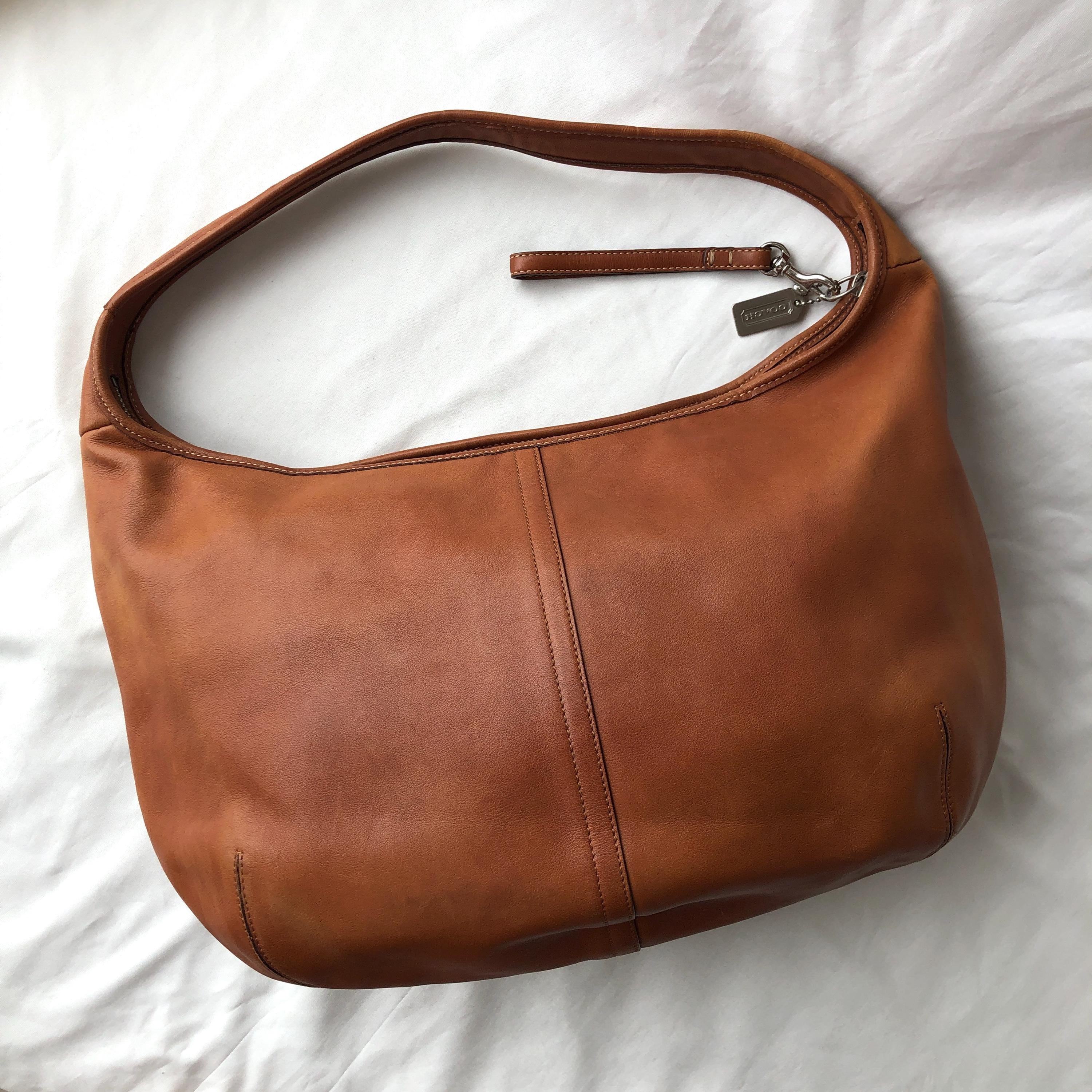 Vintage Coach Ergo 9227 Brown Leather Hobo Shoulder Bag 2002 - Etsy