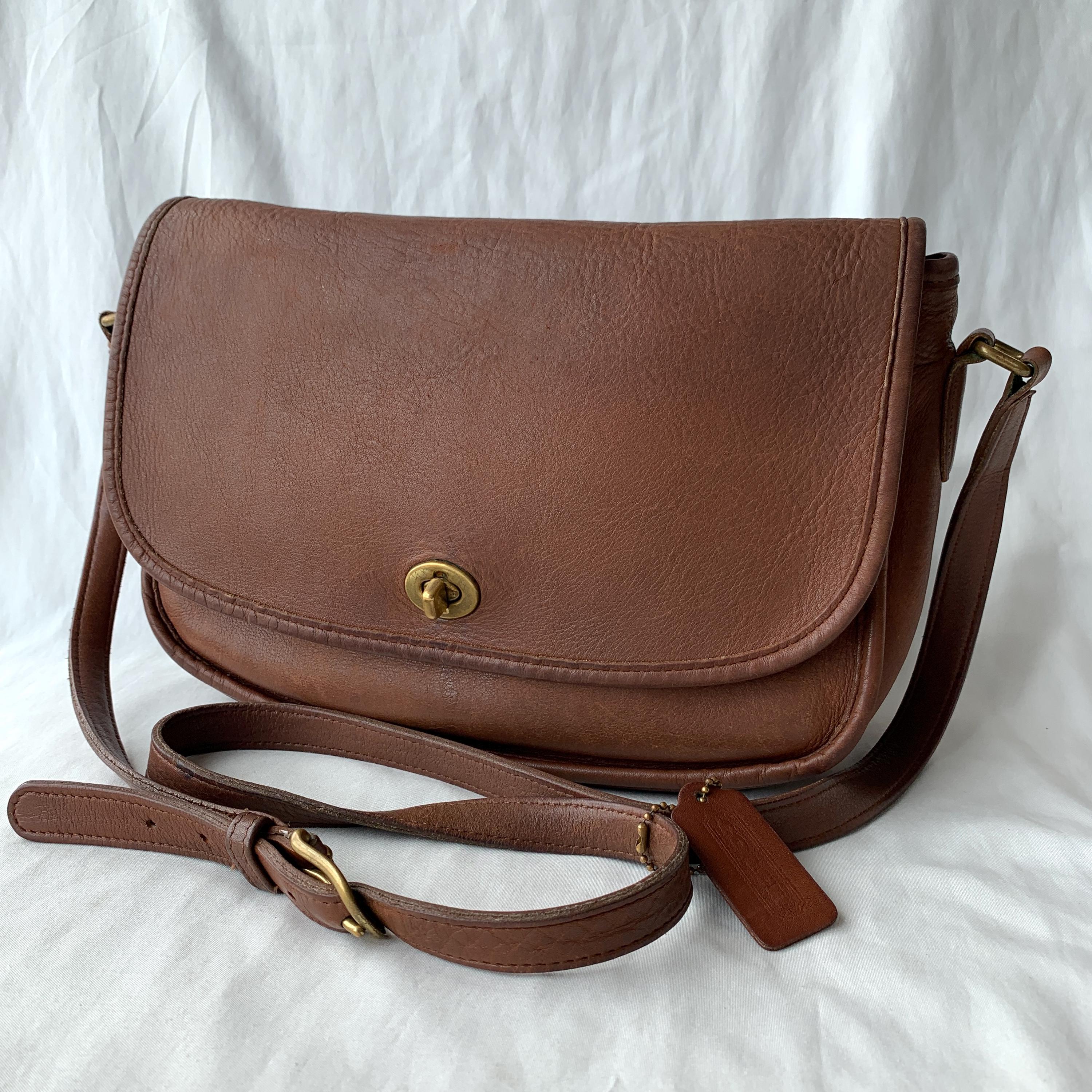 バッグ vintage coach old waist pouch brown Vintage Brown Coach Shoulder Bag - Etsy Canada