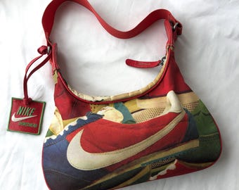 バッグ 90s NIKE ripstop sling bag Y2K archive Vintage Nike Crossbody Sling Bag Y2K Swoosh Blue Backpack | eBay