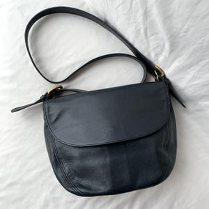 Vintage Navy Coach Handbag - Etsy