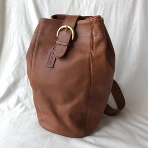 Vintage Coach Soho Sling 4160 British Tan Brown Leather Bag  display picture 1