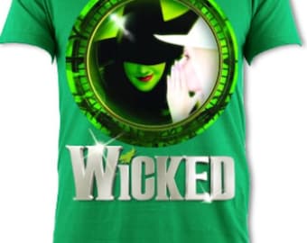 ウィキッド・ザ・ミュージカル ユニセックス コットンTシャツ