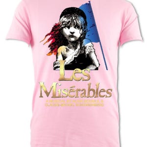 Les Miserables -  Musical Unisex Cotton Tee, Broadway, West End Gift, Theater Lover Tee, Casual Fashion, Gift for Friends
