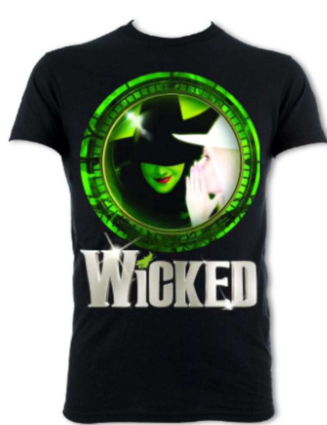 ウィキッド・ザ・ミュージカル ユニセックス コットンTシャツ