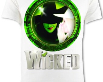ウィキッド・ザ・ミュージカル ユニセックス コットンTシャツ