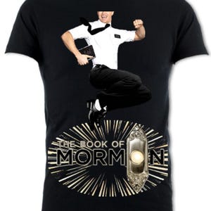 Book of Mormon-  Musical Unisex Cotton Tee, Broadway, West End Gift, Theater Lover Tee, Casual Fashion, Gift for Friends