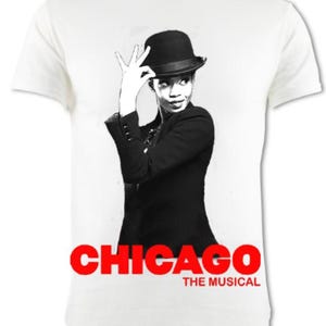 Chicago the Musical Unisex Cotton Tee, Broadway, West End Gift, Theater Lover Tee, Casual Fashion, Gift for Friends