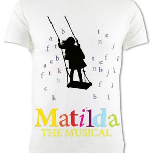 Matilda -  Musical Unisex Cotton Tee, Broadway, West End Gift, Theater Lover Tee, Casual Fashion, Gift for Friends