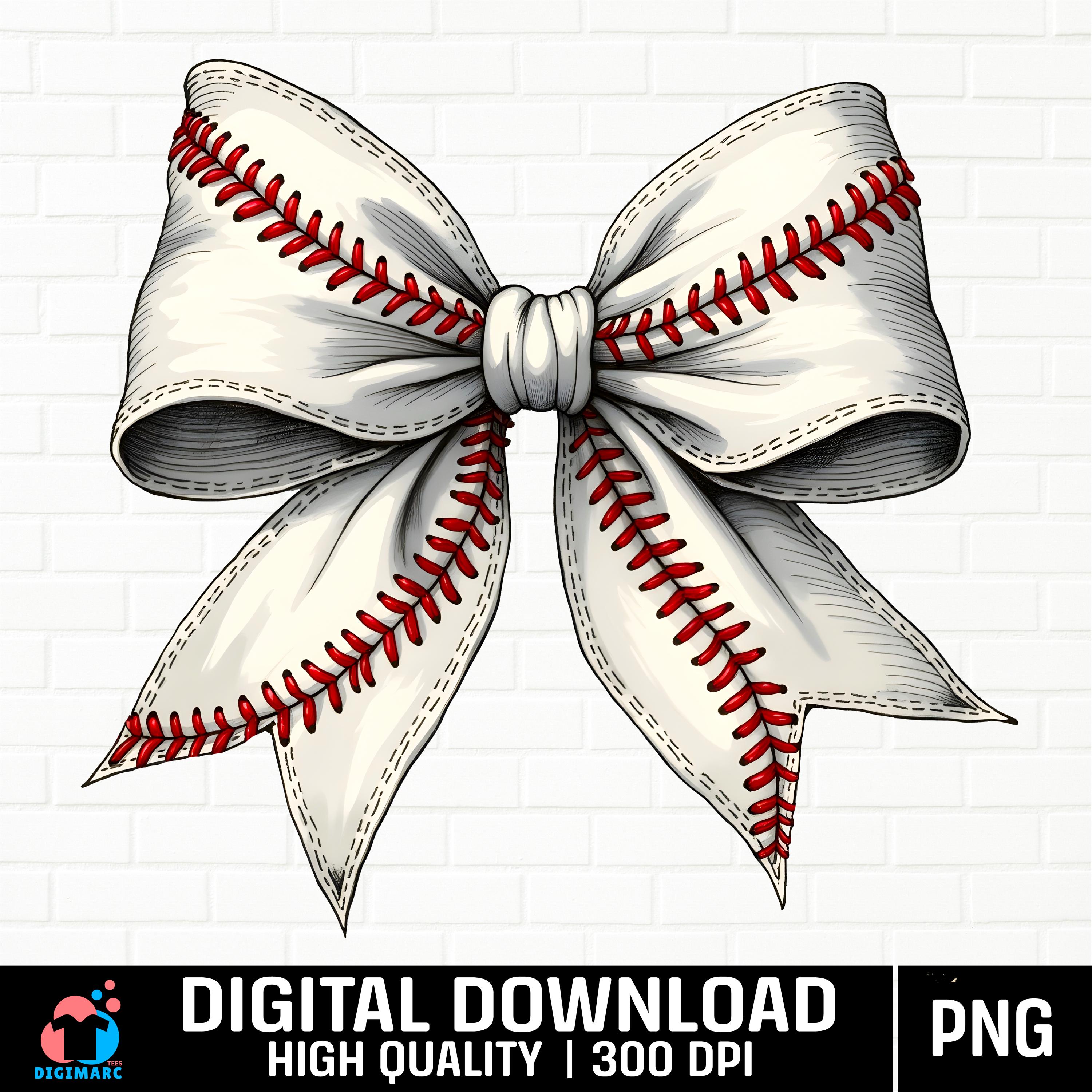 Baseball Coquette Bow Png, Mama Png Download, Retro Vintage Baseball Bow Png, Bow Baseball Png Sublimation, Game Day Baseball Coquette Bow
