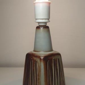 Soholm ceramic table lamp 60s Söholm bedside lamp Danish design Einar Johansen Scandinavian light Denmark mid century modern collectibles