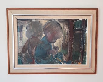 70s ビンテージ ベルベットピクチャー Esovivel ネイティブ 絵画 70S