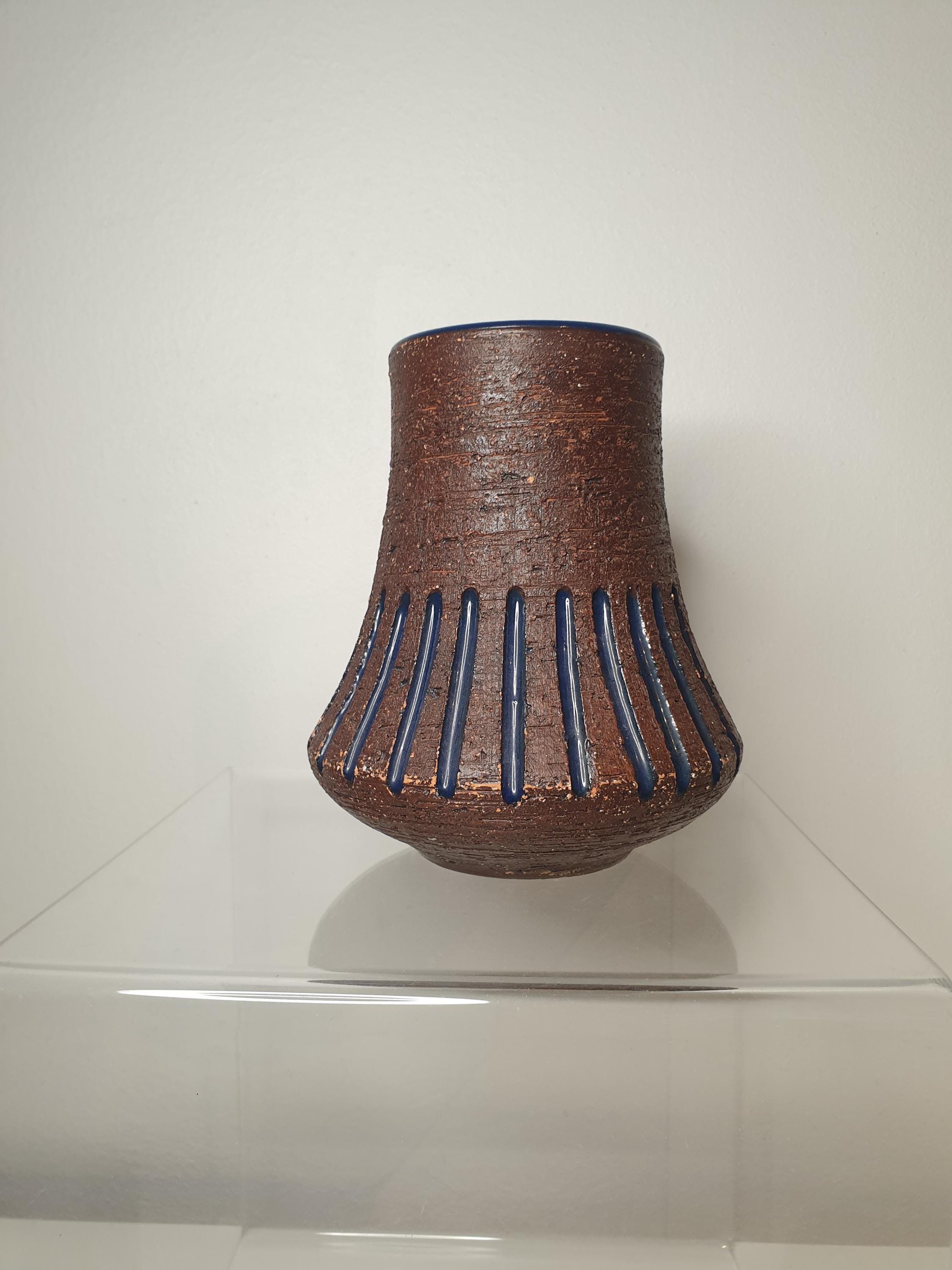 スウェーデン製陶器の花瓶 ガブリエル スウェーデンモダンヴィンテージ