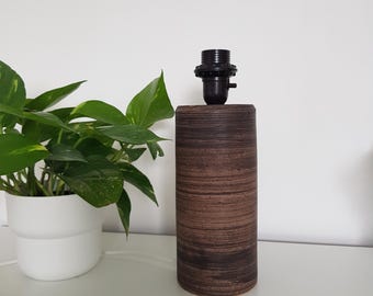 Ceramic table lamp 60s vintage lamp Swedish design Scandinavian light swedish mid century modern collectibles