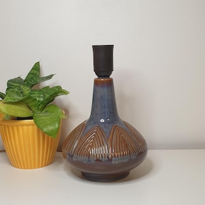 Soholm ceramic table lamp 60s Söholm bedside lamp Danish design Einar Johansen Scandinavian light Denmark mid century modern collectibles